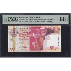 Seychelles, 100 Rupees, 2001, Gem UNC 66 EPQ