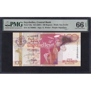 Seychely, 100 rupií, 2001, Gem UNC 66 EPQ