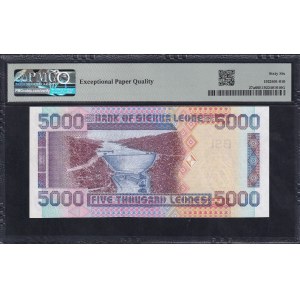 Sierra Leone, 5000 leonov, 2002, Gem UNC 66 EPQ