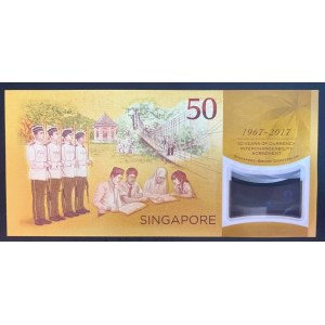 Singapore, 50 Dollars, 2007, UNC