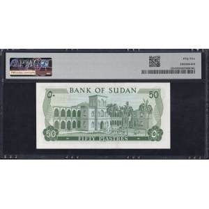 Sudan, 50 Piastres, 1973-78, About UNC 55