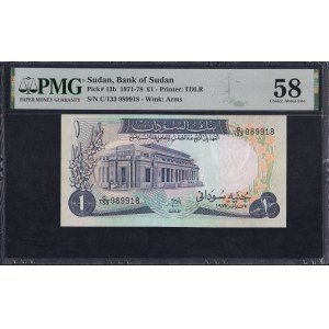 Sudan, 1 Pfund, 1971–78, sehr gut, fast wie neu (UNC 58)