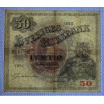 Svezia, 50 corone, 1950, VF