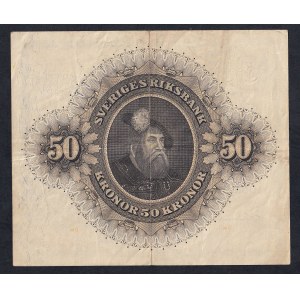 Sweden, 50 Kronor, 1956, VF