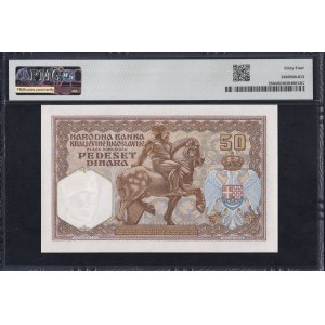 Yugoslavia, 50 Dinara, 1931 (1941), Choice UNC 64