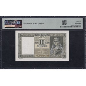 Jugoslawien, 10 Dinara, 1939, Gem UNC 66 EPQ