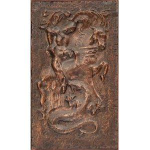 Artiste inconnu, Saint Georges combattant le dragon (relief)