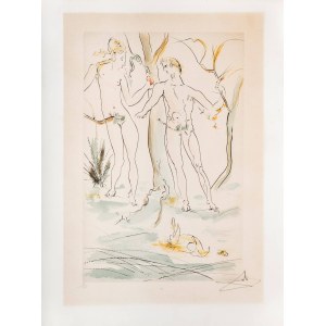Salvador Dalí, Adam and Eve, ed. 70/150, 1971
