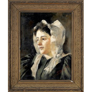Stanisław BERGMAN (1882–1930), Woman in a Bonnet