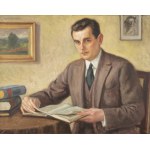 Władysław UKLEJA (1900–1978), Self-Portrait with a Print by Wyczół (1930)