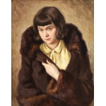 Władysław UKLEJA (1900-1978), Donna in pelliccia (1931)