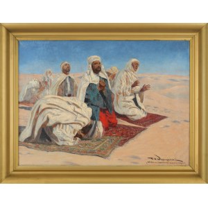 Feliks Michał WYGRZYWALSKI (1875–1944), Prayer in the Desert