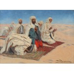Feliks Michał WYGRZYWALSKI (1875–1944), Prayer in the Desert