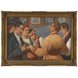 Leonard STROYNOWSKI (1858-1935), « Les fiançailles »