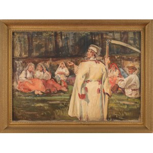 Wincenty WODZINOWSKI (1866-1940), « Le repos des moissonneurs »
