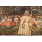 Wincenty WODZINOWSKI (1866-1940), « Le repos des moissonneurs »