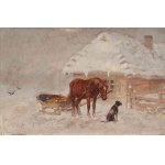 Adam SETKOWICZ (1876–1945), Animals in the Yard (1922)
