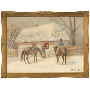 Roman BREITENWALD (1911-1985), Gli ulani che bussano alla finestra