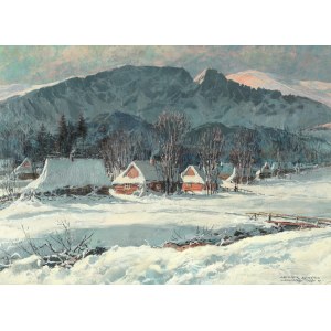 Leszek STAŃKO (1924–2011), Sunset over Giewont (1984)