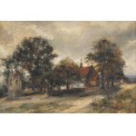Sylweriusz SASKI (1864-1954), Kościółek św. Jakuba na Stradomiu w Myślenicach (1914)