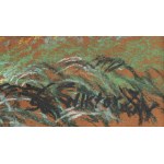 Wiktor ZIN (1925-2007), « Les meules de foin en Polésie » (1990)