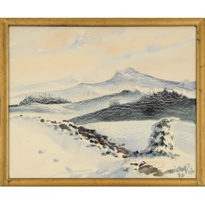 Wiktor ZIN (1925–2007), Winter in the Mountains (1976)