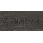 Jan PAMUŁA (1944-2022), Układ z czernią (wokół błękitu) (1980) z cyklu Układ Bliźniaczy