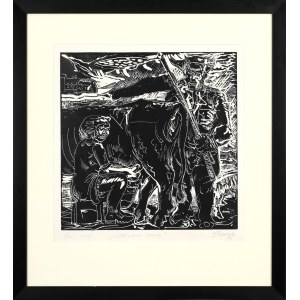 Edward DWURNIK (1943–2018), The Red Cow (1985)