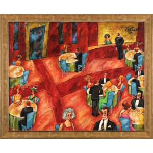 Witold PAŁKA (1928-2013), « Au café » (2006)