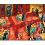 Witold PAŁKA (1928-2013), « Au café » (2006)