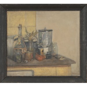 Olgierd BIERWIACZONEK (1925-2002), Zastawiony piec (1974)