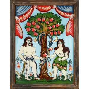 Zdzisław WALCZAK (1926-2001), « Adam et Ève » (1976)