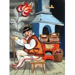Zdzisław WALCZAK (1926–2001), In a Highlander's Cottage
