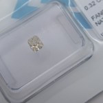 NATURAL COLORED DIAMOND 0.32 CT VERY HIGH CLARITY: VVS1 | CUT: MODIFIED RADIANT Official appraiser’s valuation: $5,092 (19,343.74 PLN gross—as of September 20, USD exchange rate 3.79885)