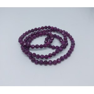 Bracelet with natural rubies, 23.42 grams. Certified by ALGT Antwerp and Diamond Sky. Gross Price: $443