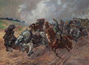 Stanisław Batowski-Kaczor (1866 Lwów - 1946 tamże), Epizod z wojny polsko-bolszewickiej, 1921 r.