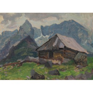 Stanisław Gałek (1876, Mokrzyska – 1961, Zakopane), A Shelter on Hala Gąsienicowa