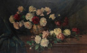 Ignacy Zygmuntowicz (1875 Warszawa-1947 Łódź), Kwiaty w wazonie
