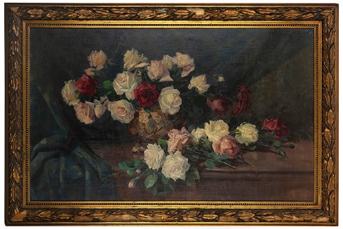 Ignacy Zygmuntowicz (1875 Warszawa-1947 Łódź), Kwiaty w wazonie