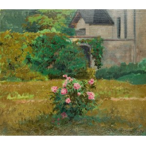 Józef Rapacki (1871, Warsaw – 1929, Olszanka near Skierniewice), *A Blooming Shrub*, 1926