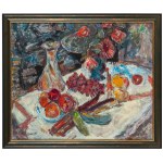 Zdzisław Przebindowski (1902 Kraków - 1986 tamże), Martwa natura, owoce i jarzyny