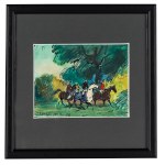 Józef Korolkiewicz (1902-1988), Passeggiata a cavallo, 1978