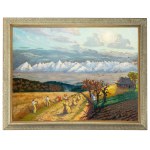 Ludwik Leszko (1890 Krakov – 1957 tamtéž), Žně, 1942