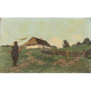 Apolinary Stanisław Kotowicz (1859-1917), Le moissonneur de retour