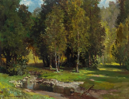 Konstanty Mackiewicz (1894 Małoryta/k.Brześcia - 1985 Łódź), Pejzaż