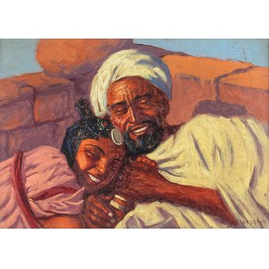 Konstanty Szewczenko (1910, Warsaw–1991, ibid.), A Couple in Love