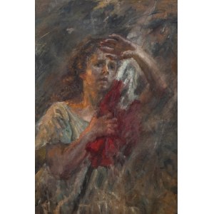 MN - First half of the 20th century, Double-sided painting: Polish March / Nude, 1935