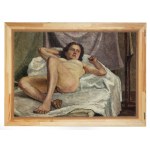 MN - First half of the 20th century, Double-sided painting: Polish March / Nude, 1935