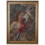 MN - First half of the 20th century, Double-sided painting: Polish March / Nude, 1935