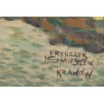 Fryderyk Śmieszek (1907–?), View of Kraków, 1980